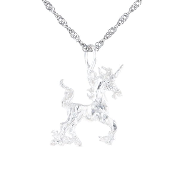 Silver Unicorn Pendant