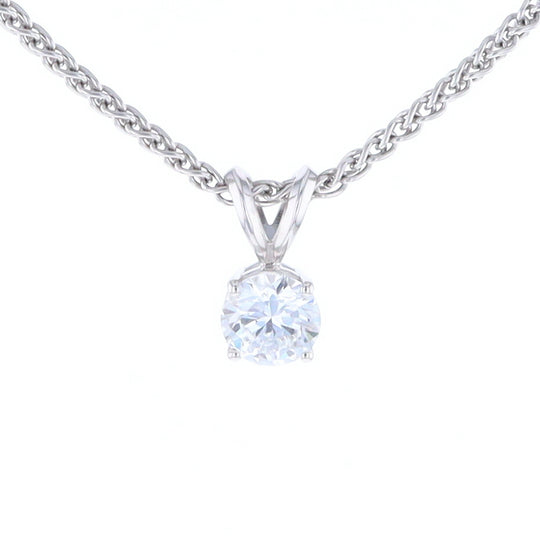 Lab Grown Diamond Solitaire Pendant