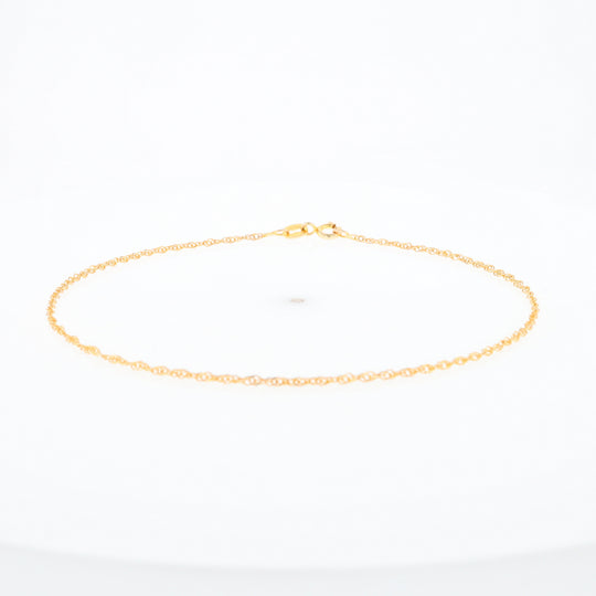 Gold Singapore Anklet