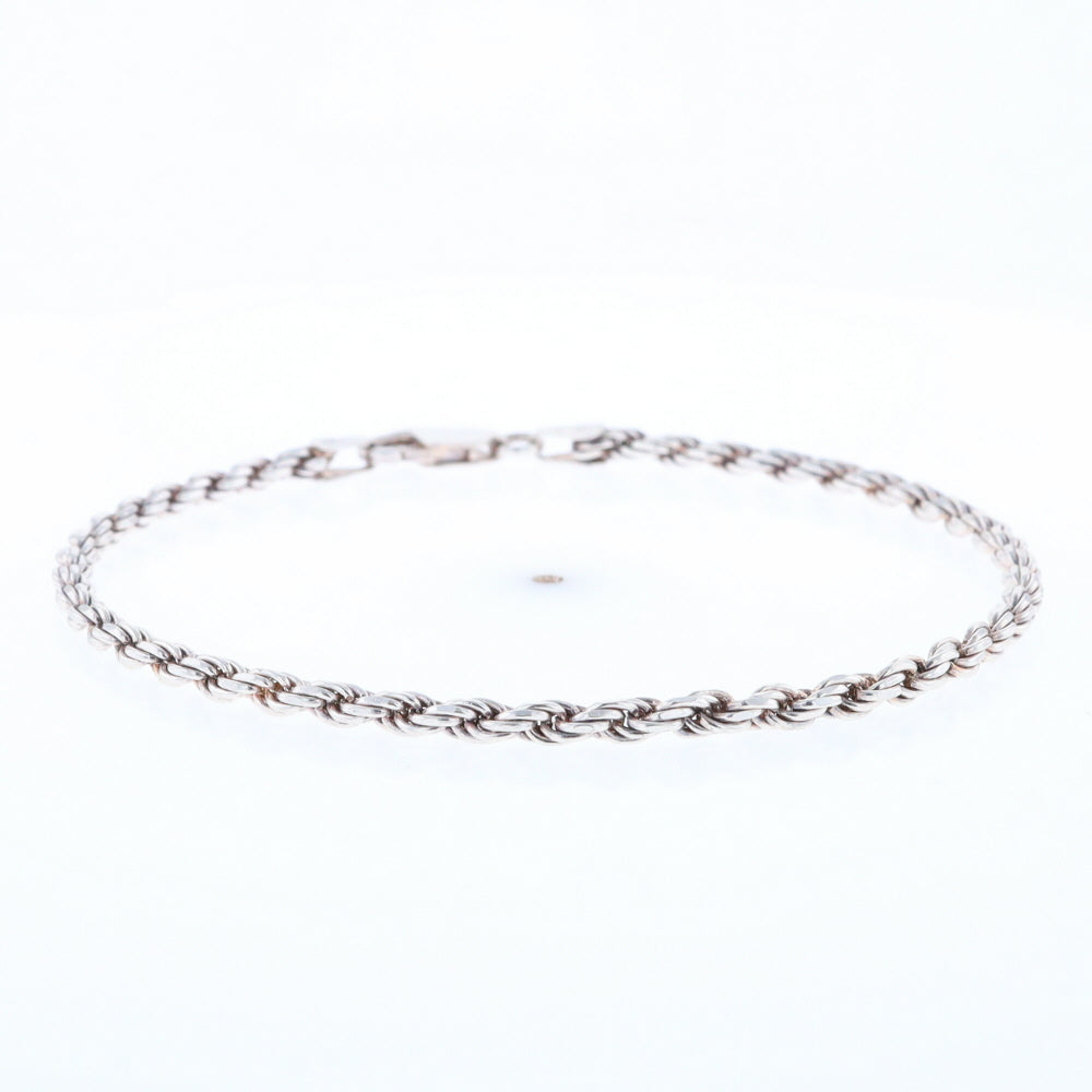 Silver Rope Bracelet