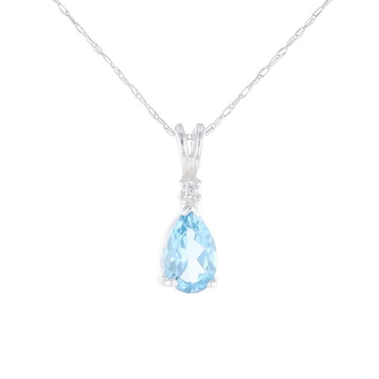 Blue Topaz Pendant