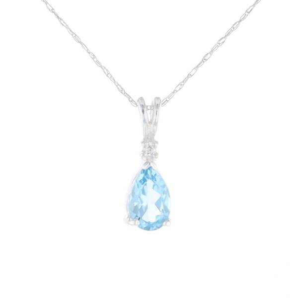 Blue Topaz Pendant