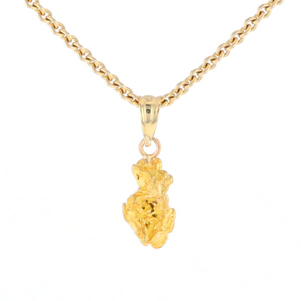 Natural Gold Nugget Pendant