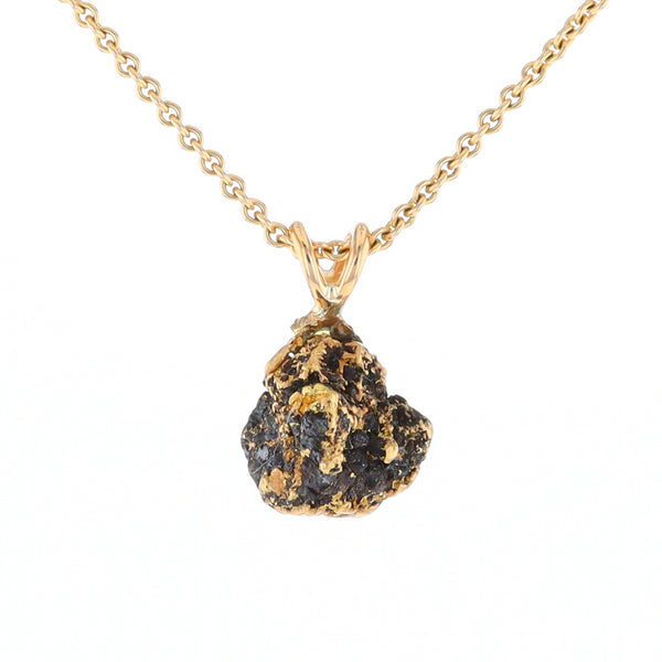 Natural Gold Nugget Pendant