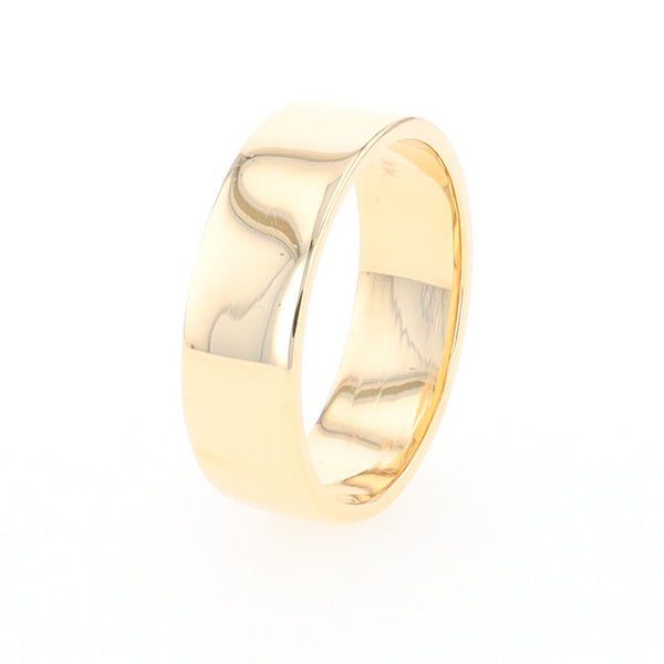 Men's Plain Gold Wedding Band