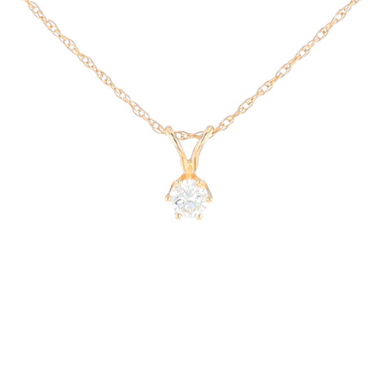 Solitaire Diamond Pendant