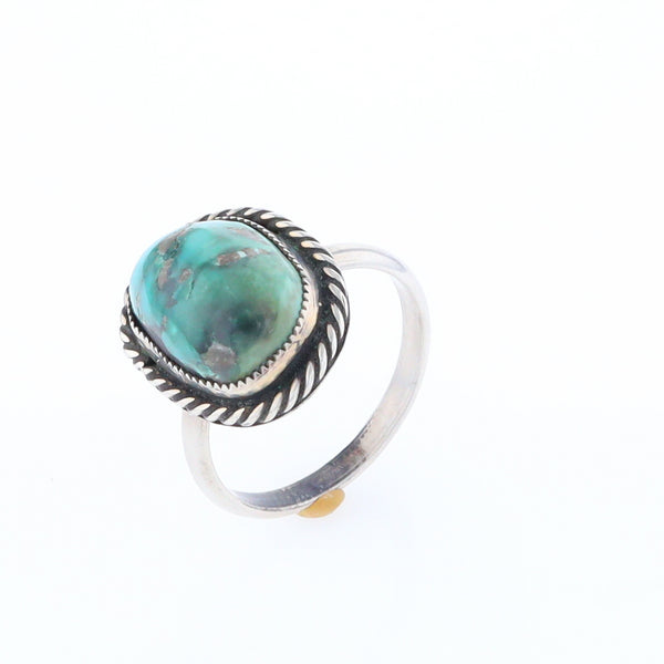 Bezel Set Turquoise Ring