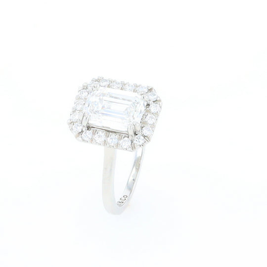 Emerald Cut Diamond Engagement Ring
