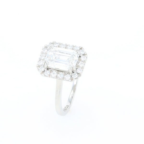 Emerald Cut Diamond Engagement Ring