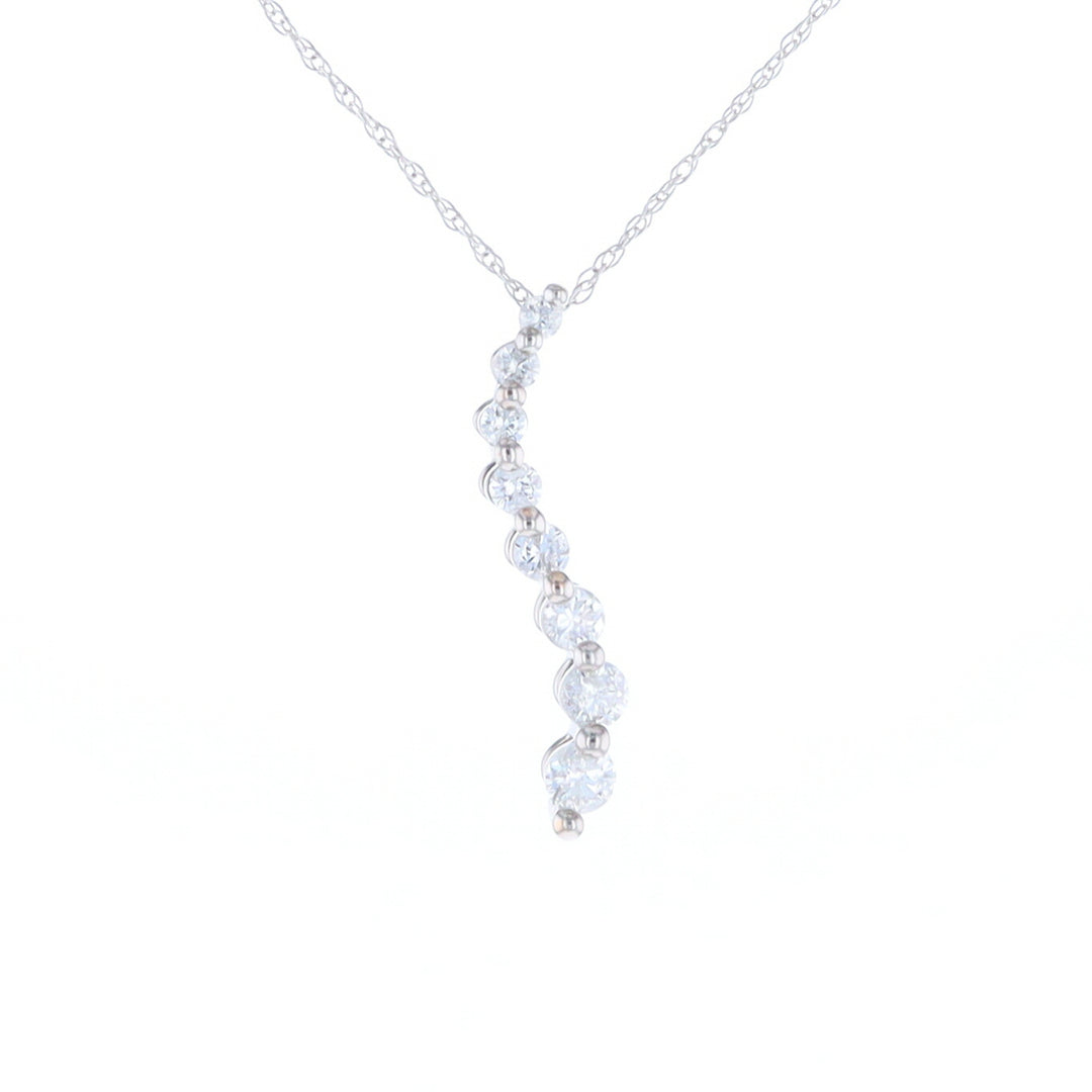 Diamond Journey Slide Necklace