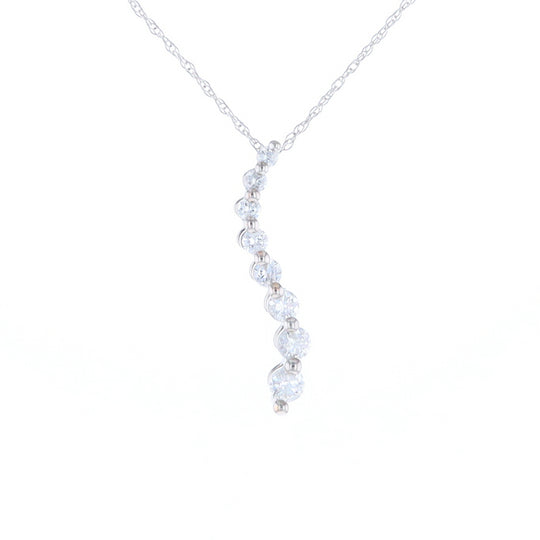 Diamond Journey Slide Necklace