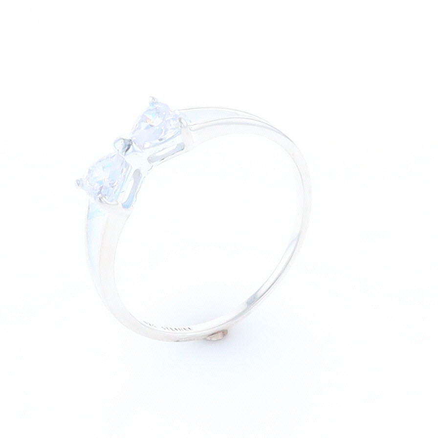 Cubic Zirconia Bow Tie Ring