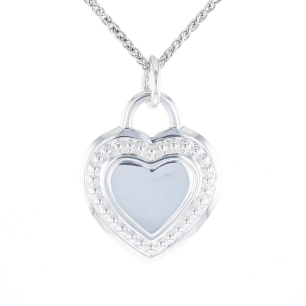 Judith Ripka Beaded Heart Pendant