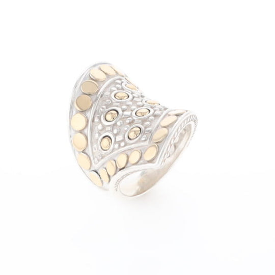 John Hardy Two-Tone Curved Ring