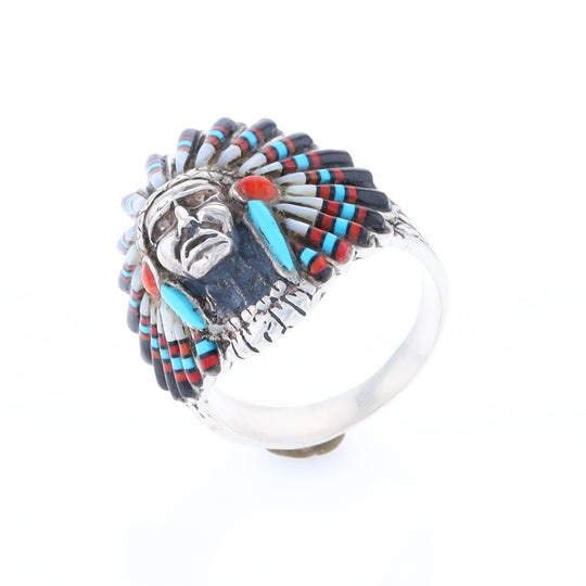 Native American Head Dress Ring