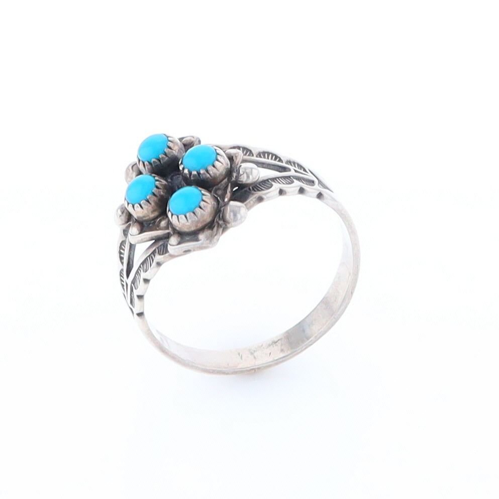 Native Four Stone Turquoise Ring