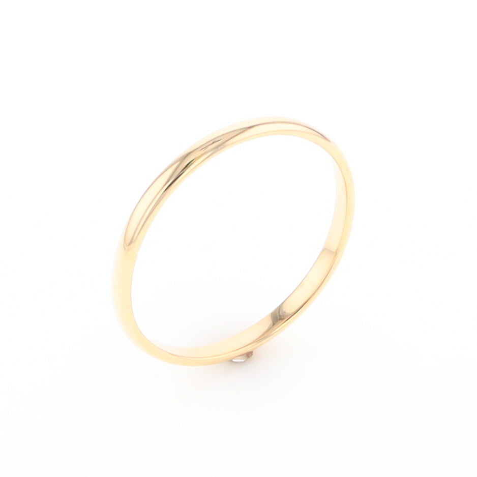 Thin Gold Wedding Band