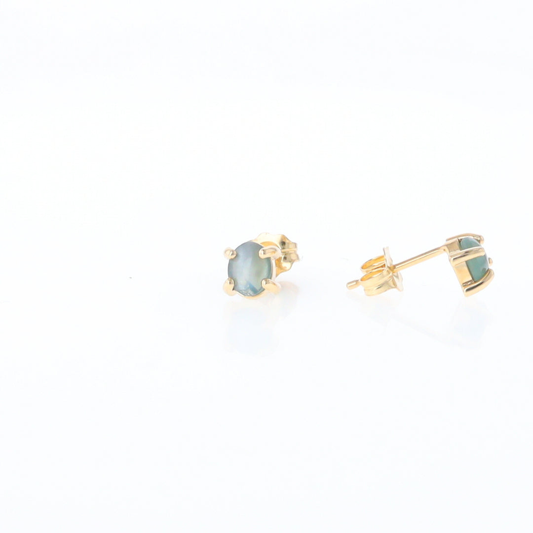 Cat's Eye Alexandrite Studs