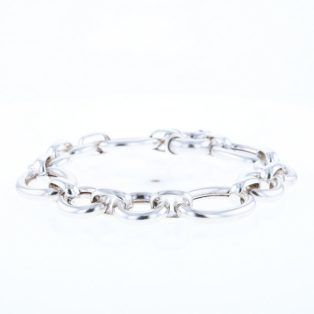 Sterling Silver Open Cable Link Bracelet