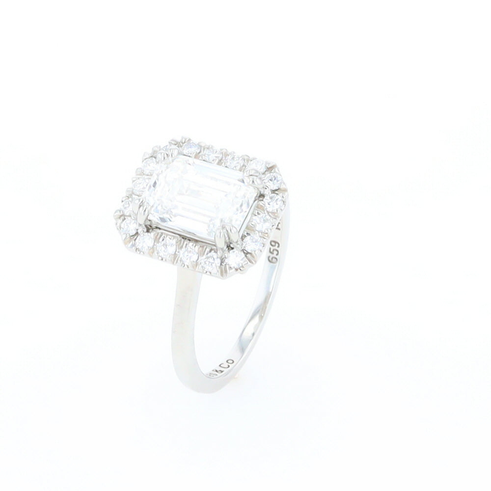 Emerald Cut Diamond Engagement Ring