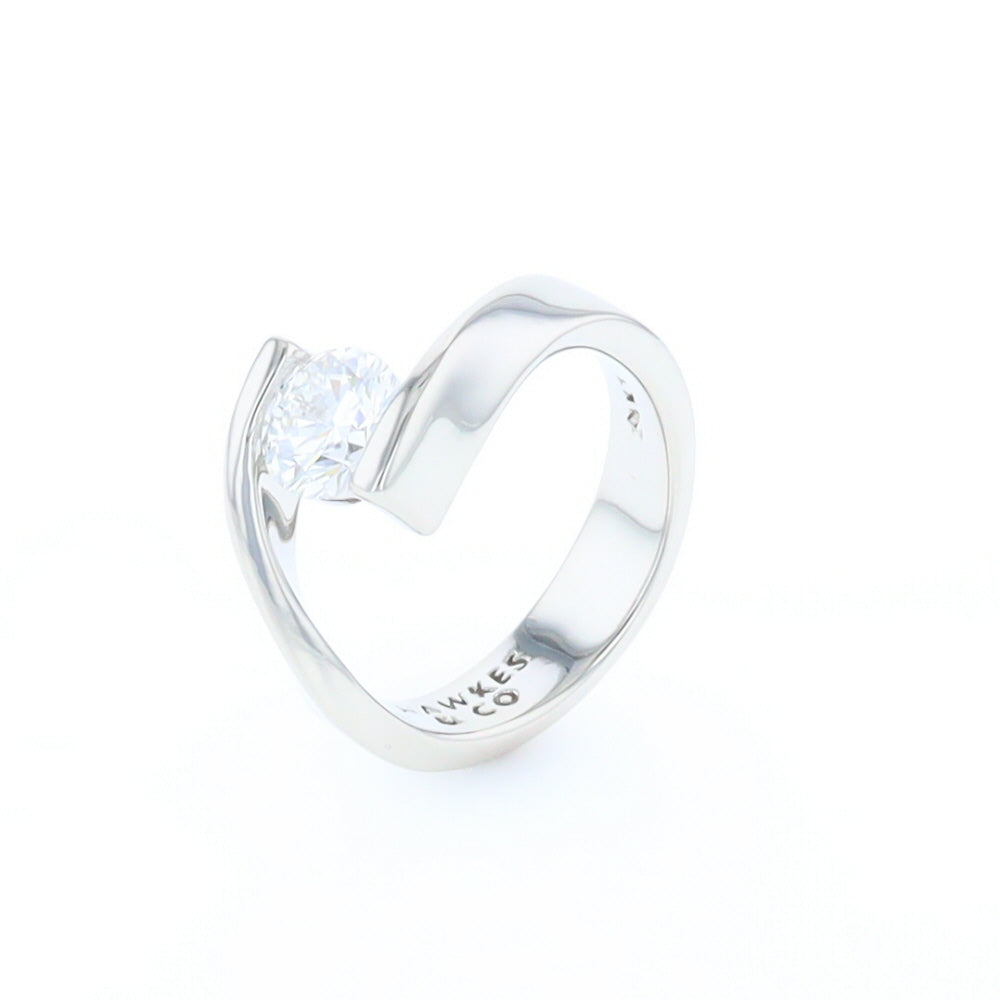 K.I.S.S. Bypass Diamond Engagement Ring