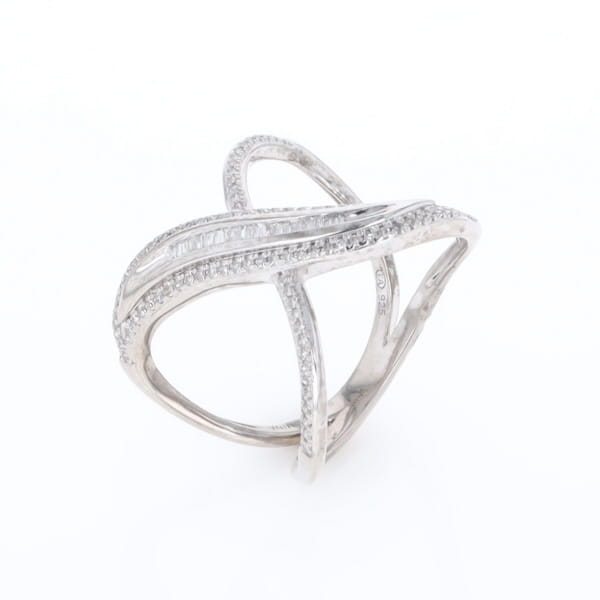 Dramatic Bypass Diamond Ring