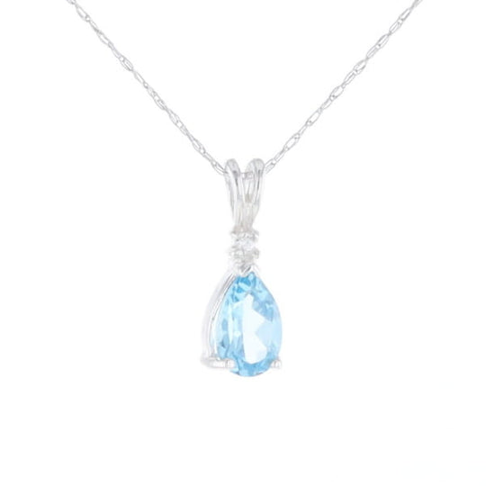Blue Topaz Pendant