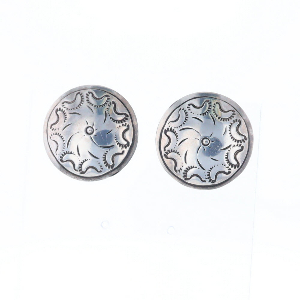 Native American Disc Earrings