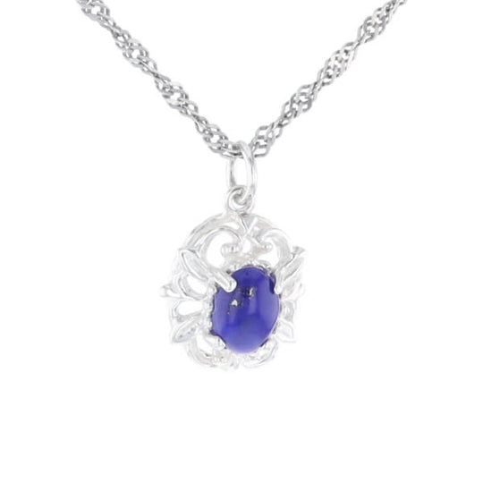 Silver Lapis Lazuli Pendant