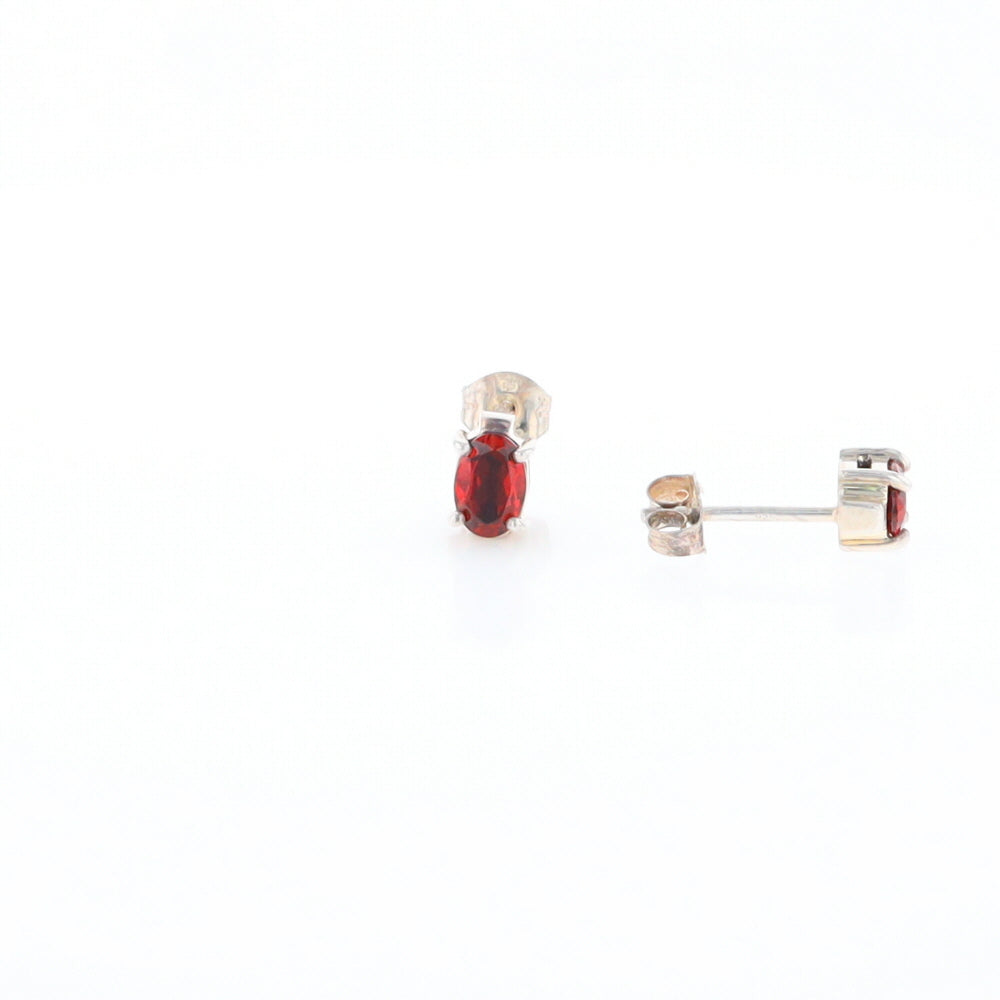 Garnet Stud Earrings