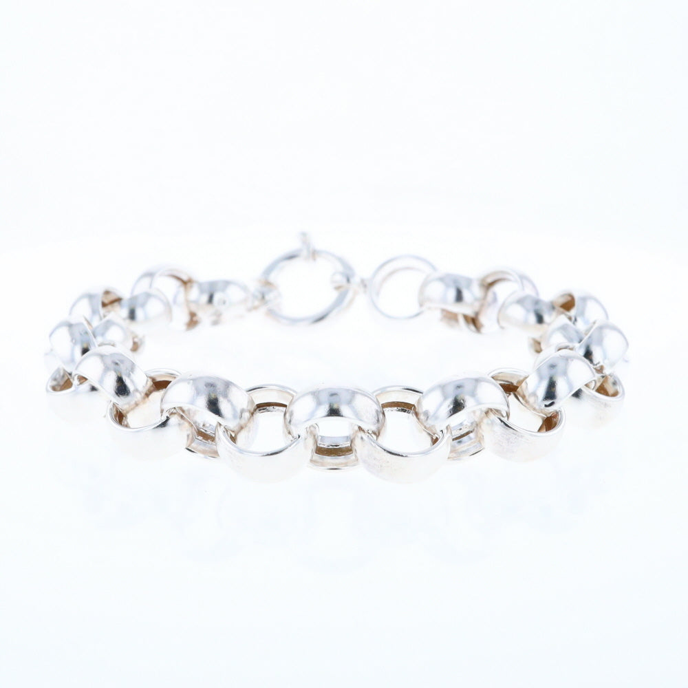 Silver Rolo Link Bracelet