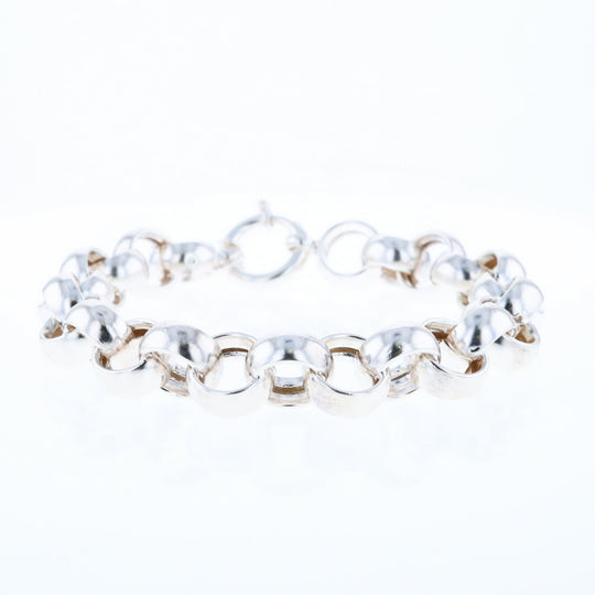 Silver Rolo Link Bracelet