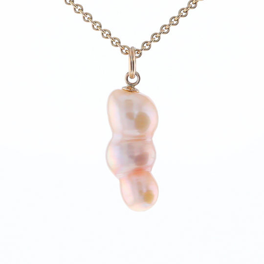 Baroque Triple Pearl Pendant