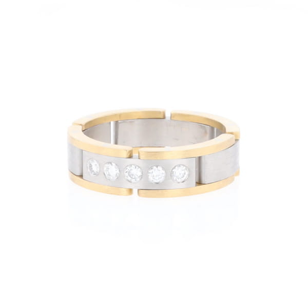 Moveable Men's 5 Diamond Ring
