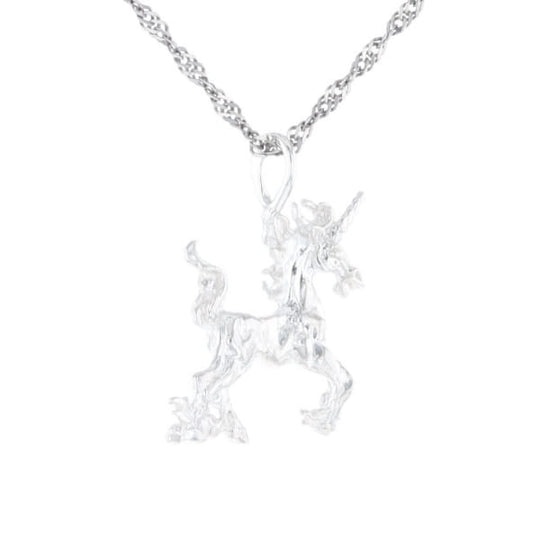 Silver Unicorn Pendant