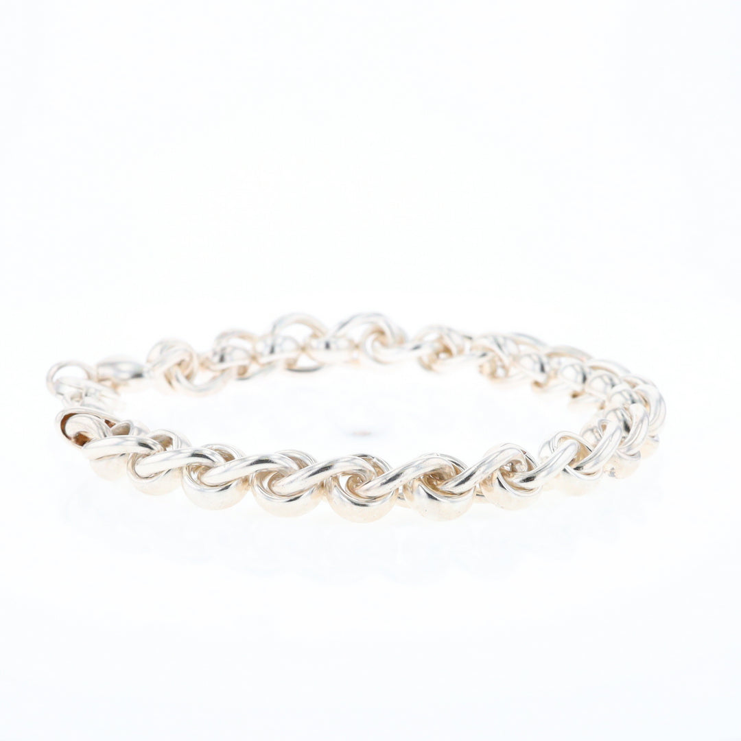 Sterling Silver Round Link Bracelet