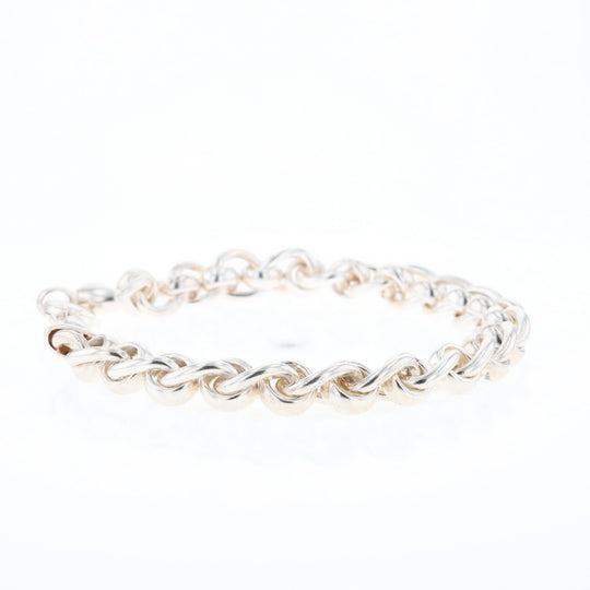 Sterling Silver Round Link Bracelet