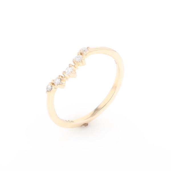 Yellow Gold Shadow Band