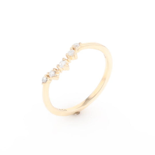 Yellow Gold Shadow Band