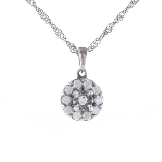 Diamond Cluster Pendant