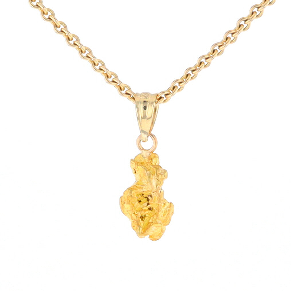 Natural Gold Nugget Pendant