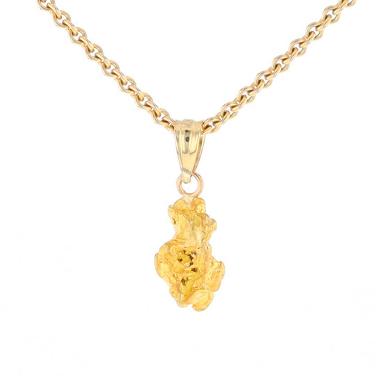 Natural Gold Nugget Pendant