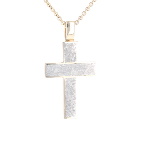 Meteorite Cross Pendant