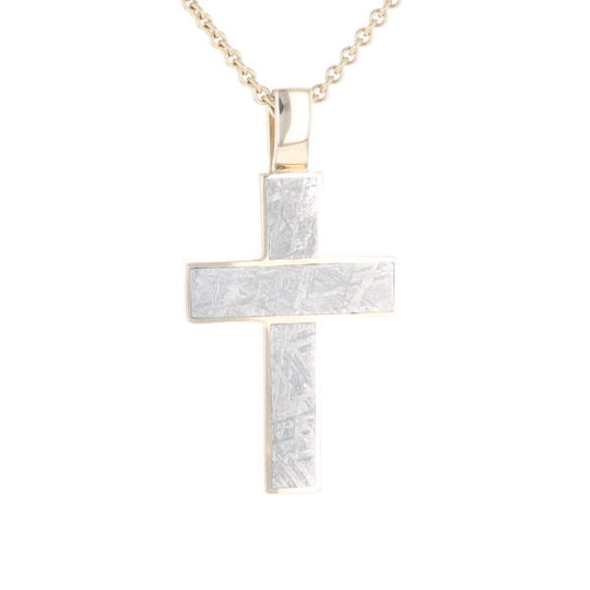 Meteorite Cross Pendant