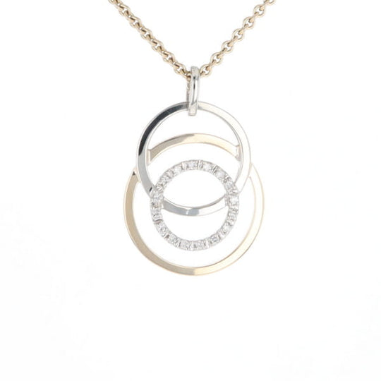 Two-Tone Interlocking Pendant