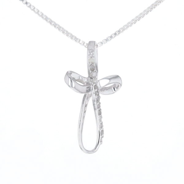 Open Loop Cross Necklace