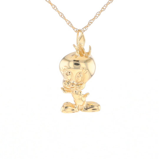 Gold Tweety Bird Pendant