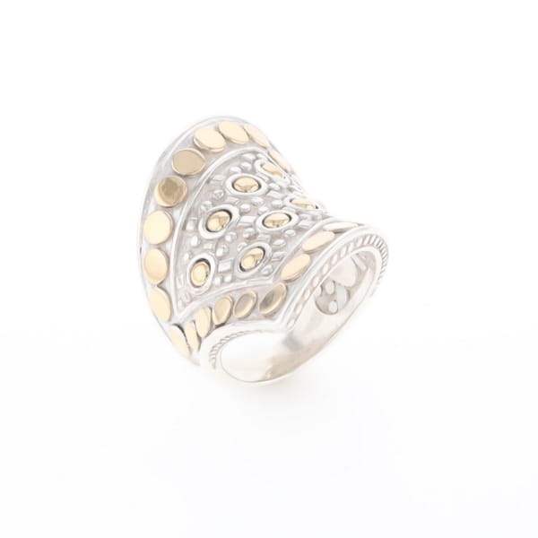 John Hardy Two-Tone Curved Ring