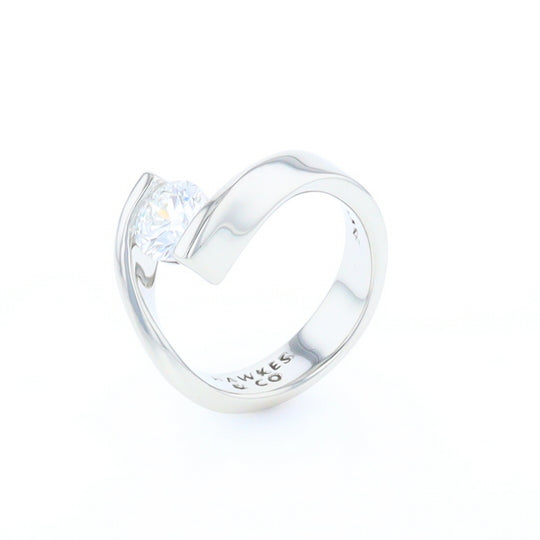 K.I.S.S. Bypass Diamond Engagement Ring