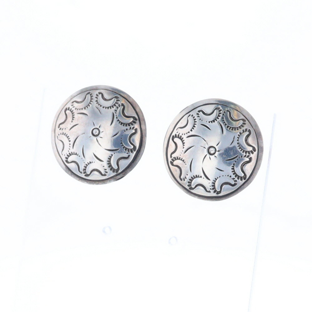 Native American Disc Earrings